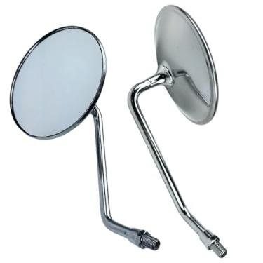 Imagem de Um Par De Espelhos Retrovisores De AçO Com Lentes Convexas