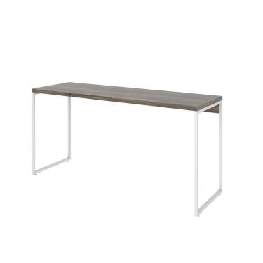 Imagem de Mesa Dynamica 150x60x75cm Carvalho Dark - Est.branca Carvalho Dark - Est.branca