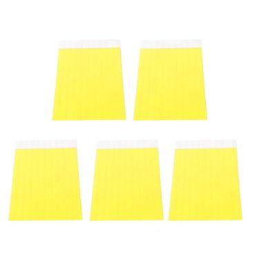 Imagem de Aqur2020 500 Pulseiras de Amarelo, Resistente a Rasgos, à Prova D'água, Uso único, 25x2cm, 500 Unidades para Eventos de Festa, Com Revestido, 8 Onças