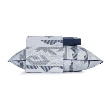 Imagem de Jogo Cama Solteiro 3 Pcs Malha Fio Pent.Estampado Altenburg