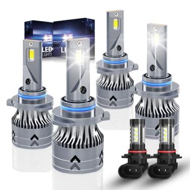 Imagem de AUIMSOCO Lâmpadas 9005 9006 atualizadas compatíveis com Toyota Corolla (2005 2006 2007 2008), conjunto de faróis de neblina 9006, branco 6500K, Plug & Play, pacote com 6