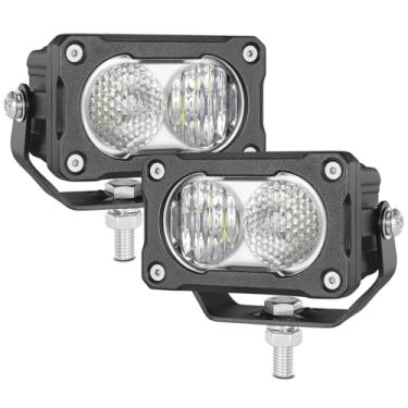 Imagem de Roador Luzes de LED de 7,6 cm, luzes de condução de LED de 40 W, pequenas, off-road, para-choques, neblina, 2 peças, para caminhões, captação, motocicleta, motocicleta, UTV, ATV, barco, surron