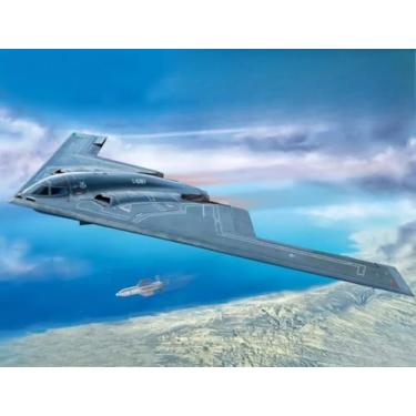 Imagem de Modelo UA72206 escala 1/72 USAF B-2A Spirit Stealth Bomber com kit de modelo MOP GBU-57