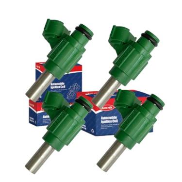 Imagem de Kacrik 4 peças de injetores de combustível de motocicleta 15710-04K00 compatíveis com SUZUKI GSX-R1000 GSX-R1000R GSX-R1000RZ GSX-R1000Z GSX-S1000F compatível 17-2024 15710-04K00-000, FAT88 17 anos