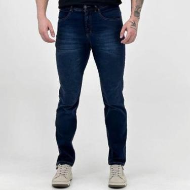 Imagem de Calça Pierre Cardin Jeans Clássica Masculina-Masculino