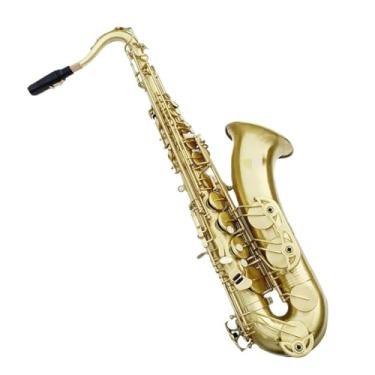 Imagem de Instrumento de saxofone fio de latão profissional B saxofone tenor plano instrumento musical iniciantes e amantes de música praticam tocar