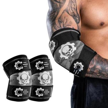 Imagem de Mangas de cotovelo MANUEKLEAR de neoprene de 5 mm com alças XXL - M MA