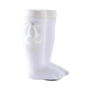 Imagem de Meias De Princesa Até O Joelho Para Meninas Bebês Com Estampa De Cerej