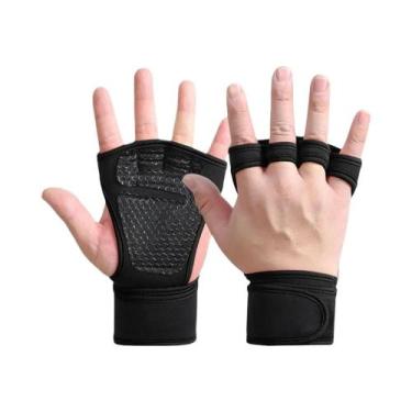 Imagem de Luvas De Musculação Para Homens E Mulheres Com Proteção Para O Pulso, 