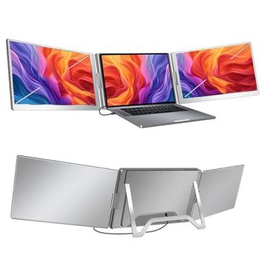 Imagem de Tangxi Monitor Portátil de 15,6 Polegadas para Laptop, Extensor de Tela de Laptop, Display Duplo FHD 1080P IPS, Com USB C, Tela Estendida Plug and Play para Laptops de 12 "-18,5"