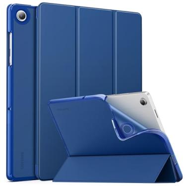 Imagem de MoKo Capa para Samsung Galaxy Tab A11 Plus 11 polegadas 2025/ Tab A9 Plus 11 polegadas 2023 com capa protetora traseira translúcida de TPU macio, capa para tablet A11+/A9+, despertar/hibernar