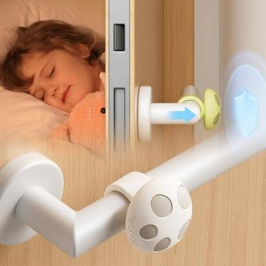 Imagem de Tampa de parede e maçaneta de porta – Protetor de parede de cogumelo de silicone mais forte, almofada de proteção de buffer, amortecedor de maçaneta, silenciador de borracha macia para escritório em