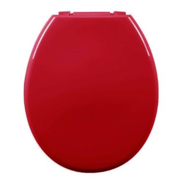 Imagem de Assento Almofadado Oval Universal para Vaso - Design Bordo, Confortável e Adaptável a Diferentes Modelos, Ideal para Uso Diário