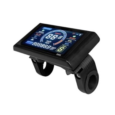 Imagem de Display LCD para Ebike 24-72V com 5 Pinos LCD-S966 Tela Colorida Painel de Controle Bicicleta Montanha Conector Controlador Protocolo Número 2 Leve Resistente e Fácil Instalar Bicicletas Elétricas Sco