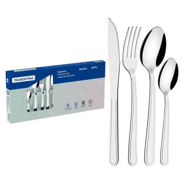 Imagem de Faqueiro 24 Pecas Inox Tramontina Buzios 23799/071