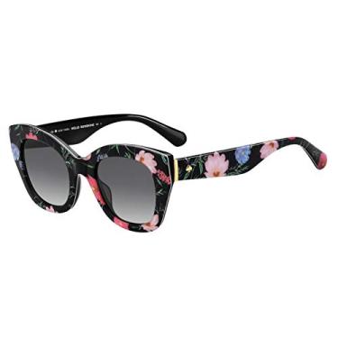 Imagem de Kate Spade New York Óculos de sol femininos Jalena Cat Eye, Estampa floral, 49 mm