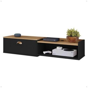 Imagem de Rack Suspenso Multifuncional Home Parede 1.20 Estante TV 42" Bancada F