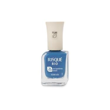 Imagem de Esmalte Risqué Bio Azul Cremoso Oceano Azul 9ml, 9ML, Azul