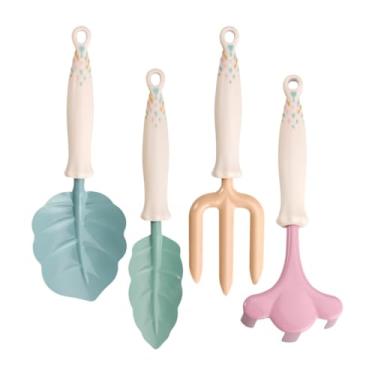 Imagem de WeiLaiKeQi Conjunto de 4 Acessórios de Jardinagem Infantil, Incluindo Ancinho E Garfo Portáteis, Ideal para Presentear Crianças Que Gostam de Jardinagem.