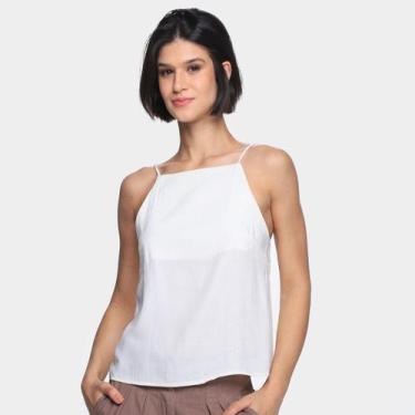 Imagem de Blusa Oh, Boy! Lisa Alças Finas Feminina, Off white, M