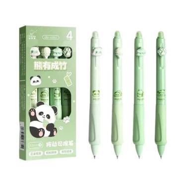 Imagem de Caneta Gel Apagável Neutra Com Estampa De Desenho Animado Moyi, Posiçã