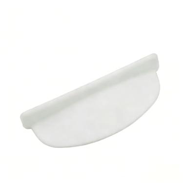 Imagem de MOXRUQ Capa de proteção para câmera de visão traseira de carro, capa de silicone autoadesiva à prova de chuva para câmera traseira para imagem nítida, universal para a maioria dos carros (branca)