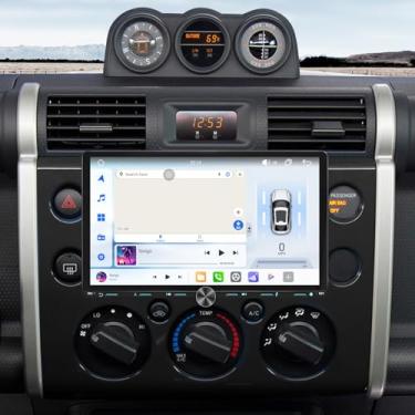 Imagem de Rádio estéreo automotivo para Toyota FJ Cruiser 2006-2020, 8 núcleos, 6 + 64 GB, rádio Android 14, tela sensível ao toque de 10,1 polegadas, sem fio, CarPlay e Android com suporte automático