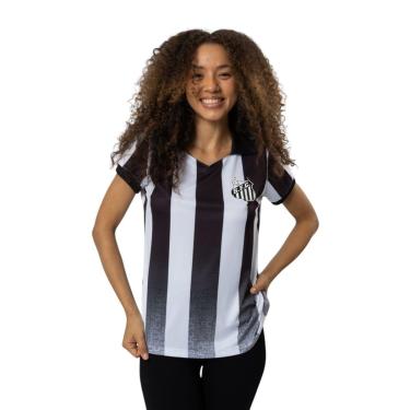 Imagem de Camiseta Baby Look Feminina Santos Estampa Sublimada-Feminino