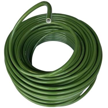 Imagem de Tubo de estilo PVC de 10 m, molde de plástico dobrável de alumínio, para buquês de flores, acessórios artificiais, hastes florais para agrupar hastes de flores artificiais (tamanho: 5 m, cor: verde)