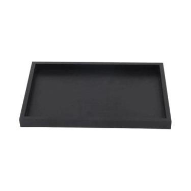 Imagem de Bandeja Retangular De Madeira Para Servir Chá, Café, Lanches E Refeiçõ