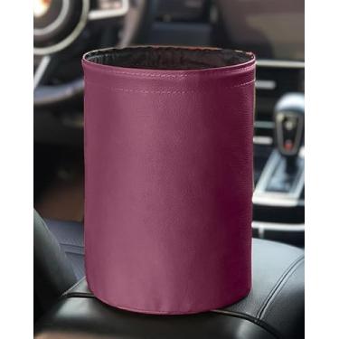 Imagem de Caixote do lixo dobrável de dupla camada impermeável para veículos, caixa de armazenamento interior do carro, vermelho BLC738-02