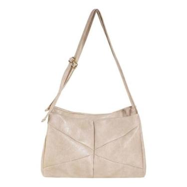 Imagem de Bolsa Feminina Ombro Couro Viagem Trabalho Passeio Linda Top - AlwySto