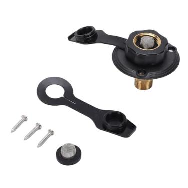 Imagem de FTVOGUE Entrada de água para Rv Abs 3/4 pol. Nh Fêmea para 1/2 pol. Npt Macho Conector de Entrada de água para Cidade Com Válvula de Retenção para Trailers e Reboques