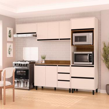 Imagem de Cozinha Modulada 4 Pecas com Tampo Koya Politorno