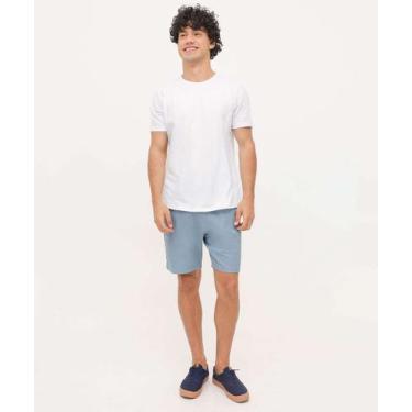 Imagem de Bermuda Masculina Sarja Marisa Azul-25139, 46, Azul