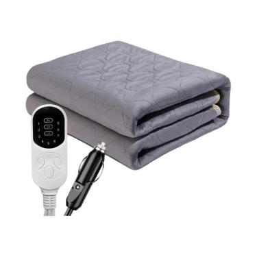 Imagem de Cobertor Elétrico Aquecido 12V Para Carros, Viagens Ao Ar Livre E Camp