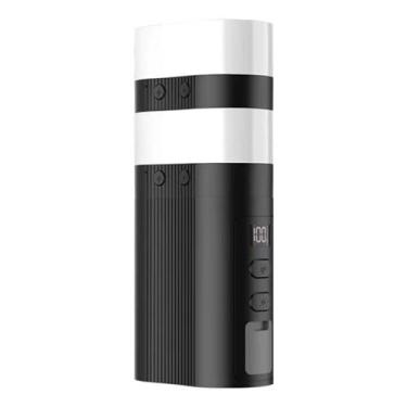 Imagem de Luz de Acampamento 2 em 1 com Desconexão Magnética Emergência Tela Exibição Real Ambiente Bateria 6000mAh Power Bank para Leitura e Atividades