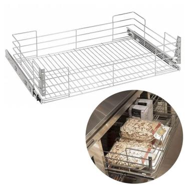 Imagem de Gaveta Deslizante Aramada 470mm Cromada Arapuxe