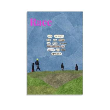 Imagem de YDIWUXQBN Alex G RACE 2 Pôster em tela pintura de arte decorativa de parede sala de estar quarto decoração sem moldura 08 x 12 polegadas (20 x 30 cm)