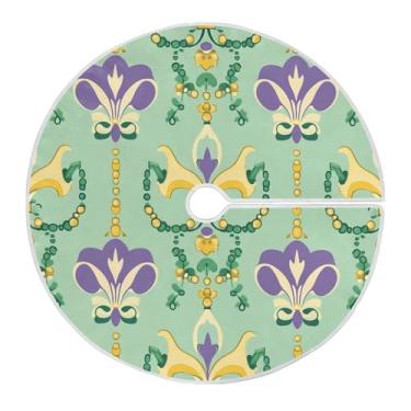 Imagem de ATTX Saia para árvore de carnaval de 90 cm – decoração festiva para festas de ano novo e carnaval #84