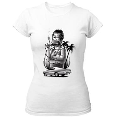 Imagem de Camiseta Baby Look Opala Hommer Simpson, G