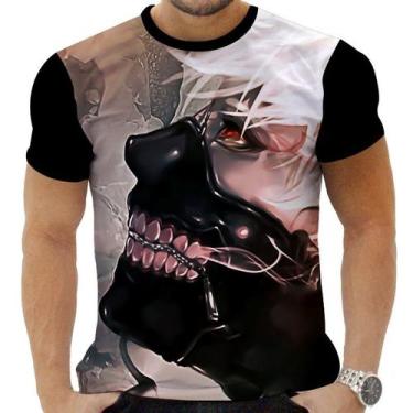 Imagem de Camiseta Camisa Personalizada Anime Clássico Tokyo Ghoul 01 - Zahir St