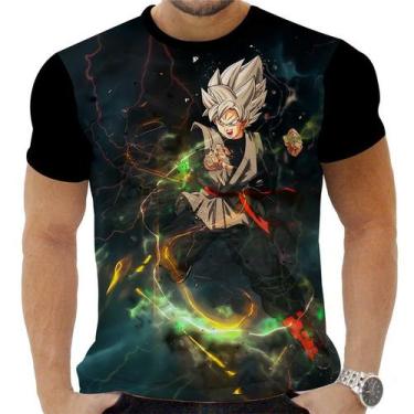 Imagem de Camiseta Camisa Personalizada Anime Clássico Dragon Ball Goku Black 06
