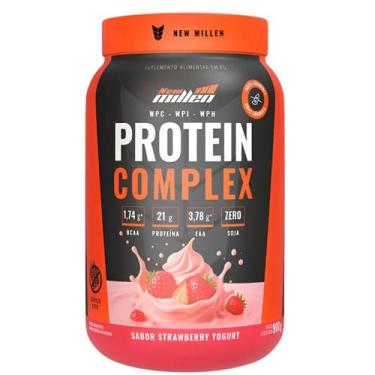 Imagem de Whey Protein Complex New Millen Blend Proteico Pote 900g -, Iogurte de