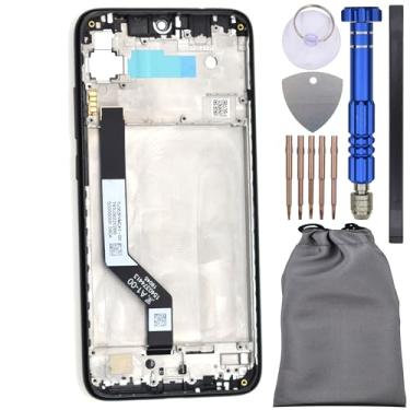 Imagem de Digitalizador de tela sensível ao toque com moldura para Xiaomi Redmi Note 7 Preto 6.3