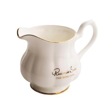 Imagem de Pote de leite de cerâmica para molheira, pote de leite de cerâmica com copo de leite, tigela de molho de bife, recipiente de cerâmica, jarra de leite