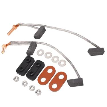 Imagem de Dpofirs Kit de Escova de Carbono para Carrinho de Golfe Elétrico Durável e Fácil Instalação para Carro de Clube G8 G9 G14 G16 Carrinho de Golfe Elétrico 36V 48V, Material de Carbono Metálico