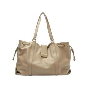 Imagem de Bolsa Feminina Arezzo Floater Shopping De Ombro Grande Bege-Feminino