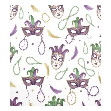 Imagem de Blueangle Máscara de carnaval para máquina de lavar louça, decoração de capa frontal para lava-louças, adesivos de eletrodomésticos, adesivos de eletrodomésticos, 58 cm C x 66 cm adesivo magnético