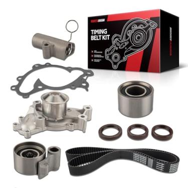 Imagem de Torchbeam Kit de correia dentada com bomba de água, compatível com Toyota Highlander 2001-2007 e Toyota Camry 2002-2006, compatível com (ver descrição)